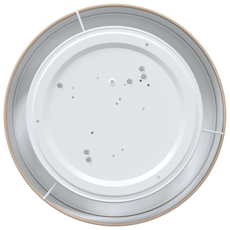 vidaXL Griestu lampa Pelēkbrūna 38 x 38 x 13,5 cm audums