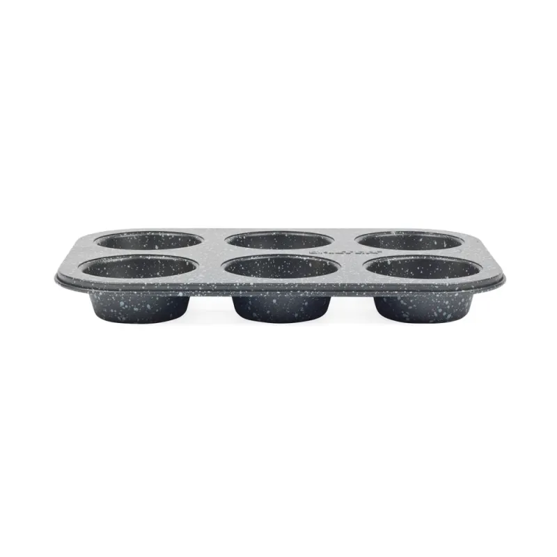 Salter BW07035BRMFOB Megastone 6 Cup Muffin Pan