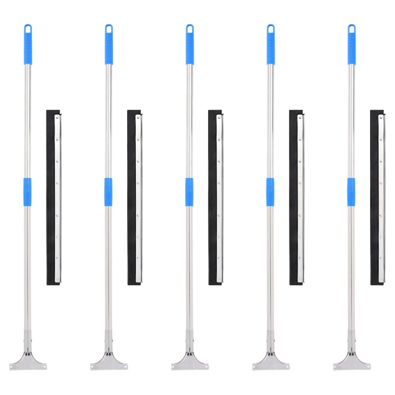 vidaXL grīdas slotiņas, 5 gab., 60x122,5 cm, tērauds un gumija