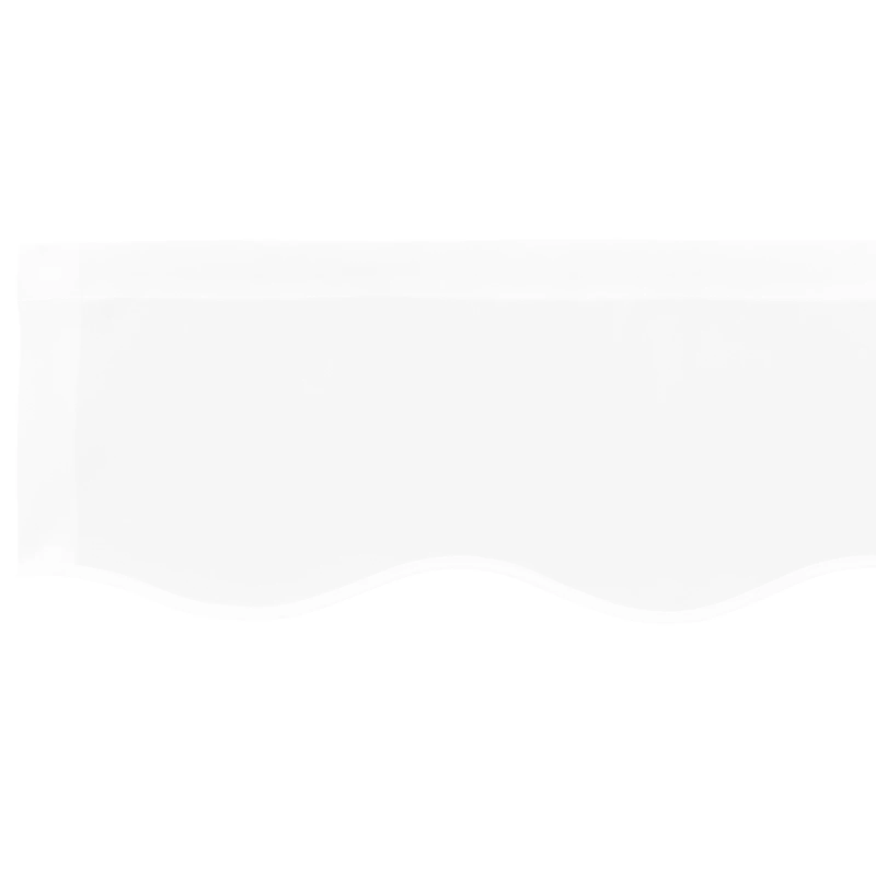 vidaXL Markīzes rezerves audums Balts 480 x 345 cm Poliesters