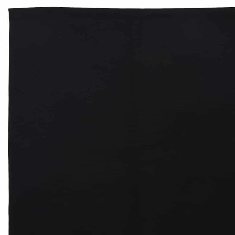 vidaXL Apgaismojošs valance Melna 580 x 20 cm Audekls