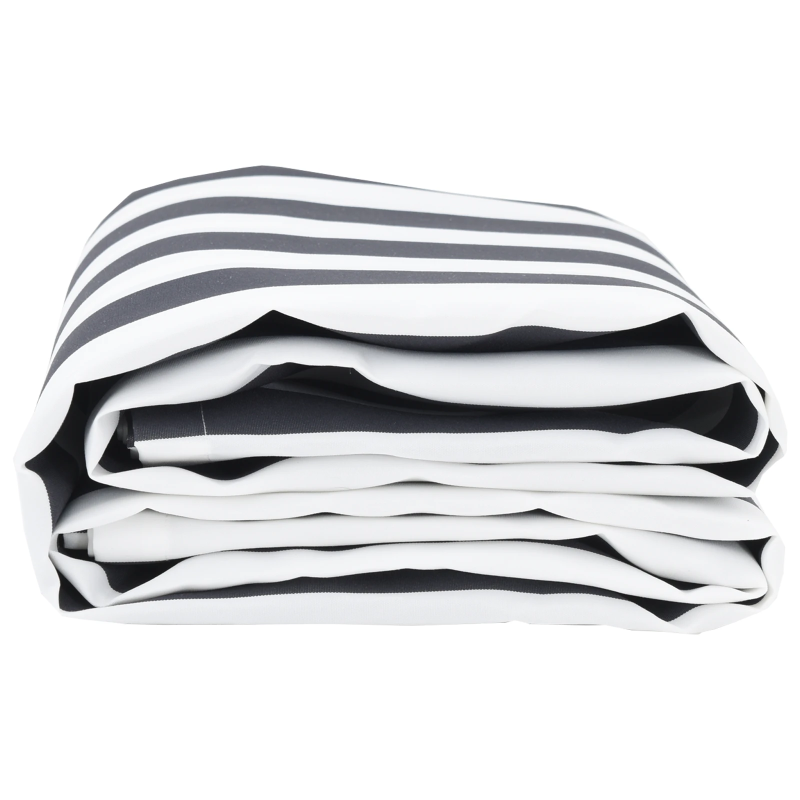 vidaXL Nojumes maiņa Antracīts un balts 1000 x 160 cm