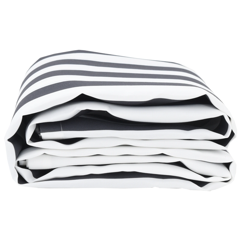 vidaXL Nojumes maiņa Antracīts un balts 1000 x 160 cm