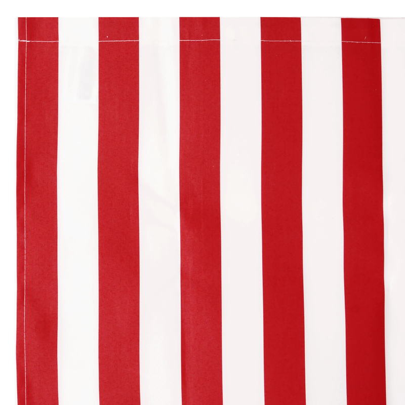 vidaXL Nojumes maiņa Sarkana un balta 1000 x 160 cm Poliestera audums