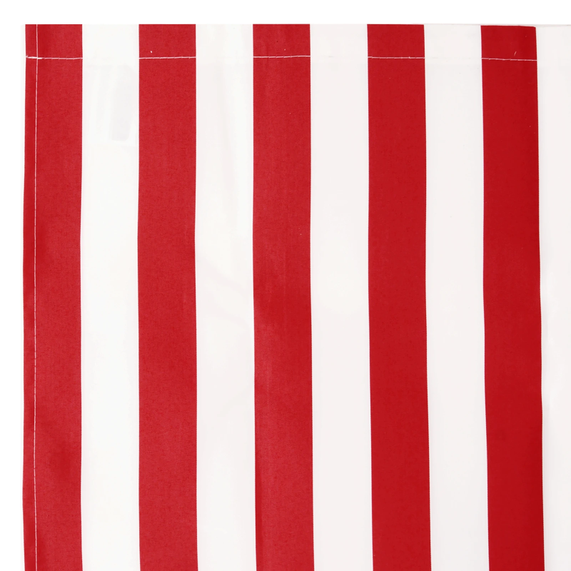 vidaXL Nojumes maiņa Sarkana un balta 1000 x 160 cm Poliestera audums