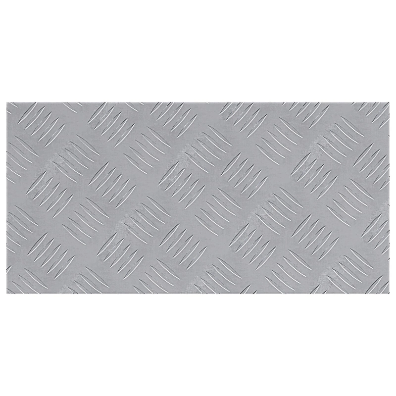 vidaXL Trepju paklājs Taisnstūra 4 pcs Sudraba 50 x 25 cm Alumīnijs