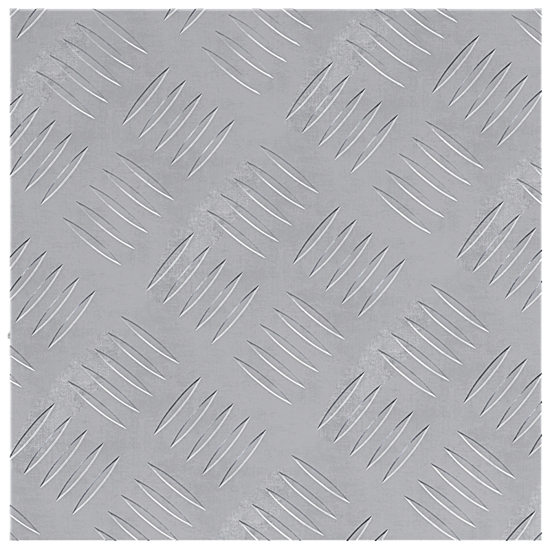 vidaXL Trepju paklājs Kvadrātveida 4 pcs Sudraba 30 x 30 cm Alumīnijs