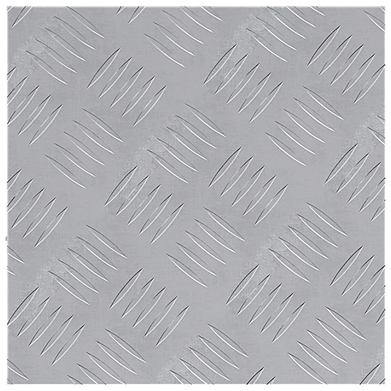 vidaXL Trepju paklājs Kvadrātveida 4 pcs Sudraba 30 x 30 cm Alumīnijs