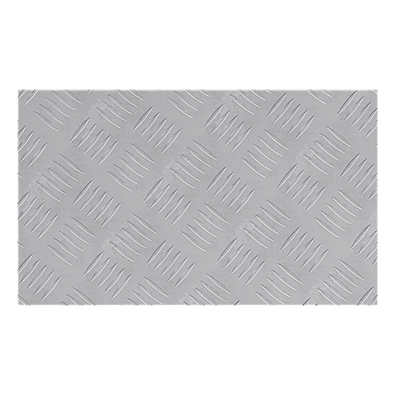 vidaXL Trepju paklājs Taisnstūra 2 pcs Sudraba 50 x 30 cm Alumīnijs