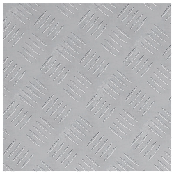 vidaXL Trepju paklājs Kvadrātveida 2 pcs Sudraba 40 x 40 cm Alumīnijs