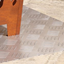 vidaXL Trepju paklājs Taisnstūra 2 pcs Sudraba 80 x 40 cm Alumīnijs