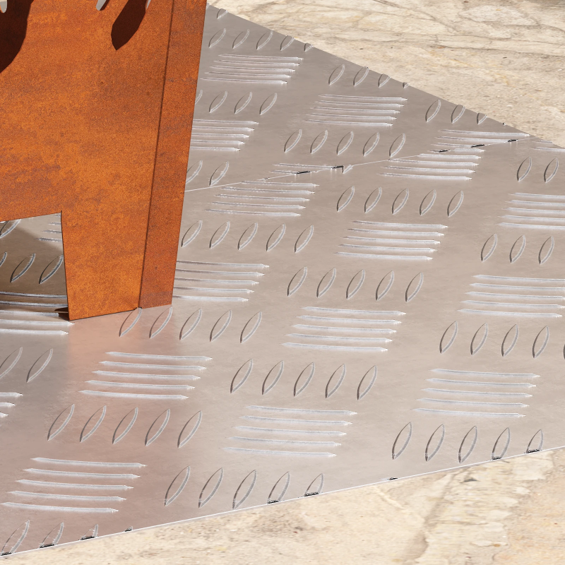 vidaXL Trepju paklājs Taisnstūra 2 pcs Sudraba 90 x 40 cm Alumīnijs