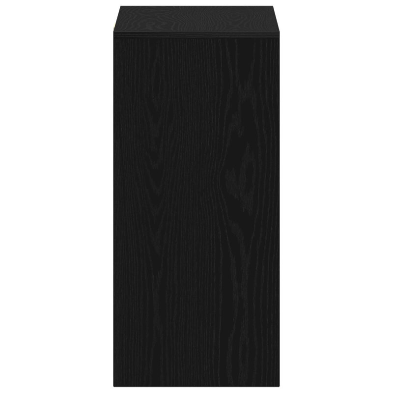 vidaXL Galds Melns ozolkoks 102,5 x 35 x 75 cm Inženierijas koks