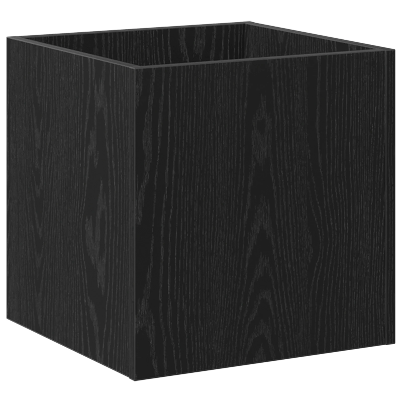 vidaXL Stādītāja kaste Melns ozolkoks 40 x 38.5 x 40 cm