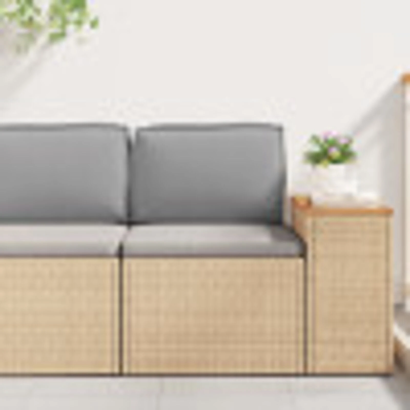 vidaXL Spilvens Pelēka 50 x 40 x 12 cm Oksforda audums