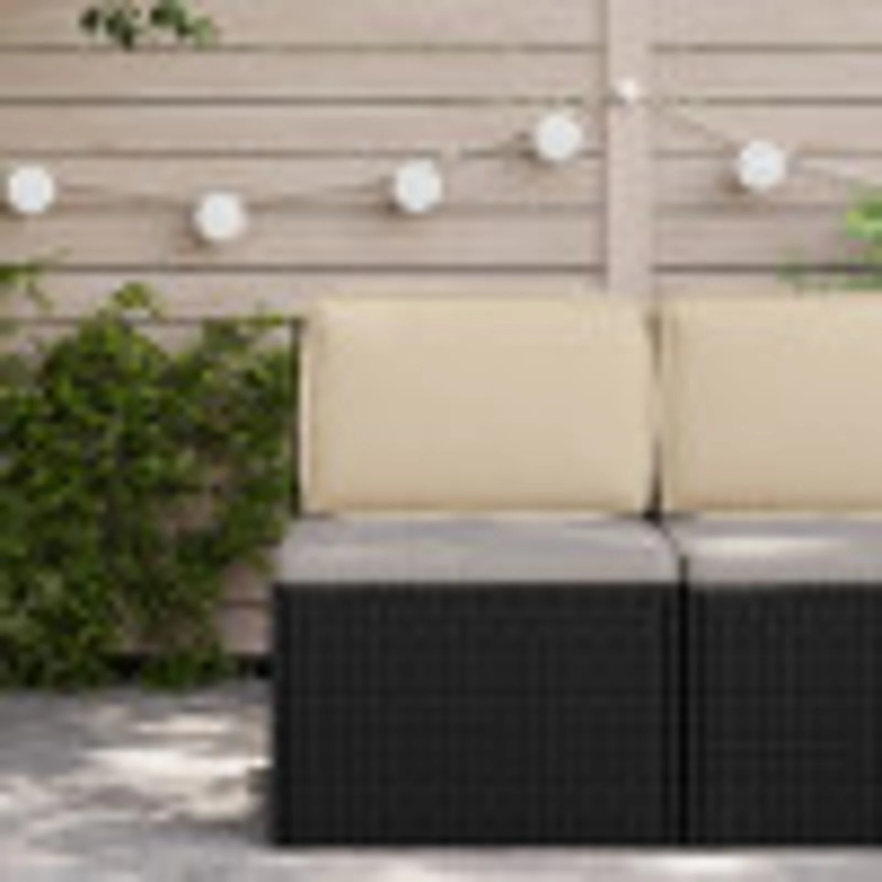 vidaXL Spilvens Bēša 50 x 40 x 12 cm Oksforda audums