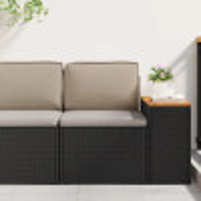 vidaXL Spilvens Pelēkbrūna 50 x 40 x 12 cm Oksforda audums