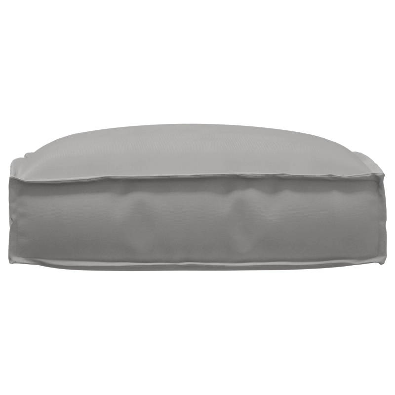 vidaXL Spilvens Pelēka 50 x 50 x 12 cm Oksforda audums