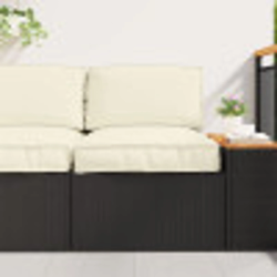 vidaXL Spilvens Krēmkrāsa 50 x 50 x 12 cm Oksforda audums