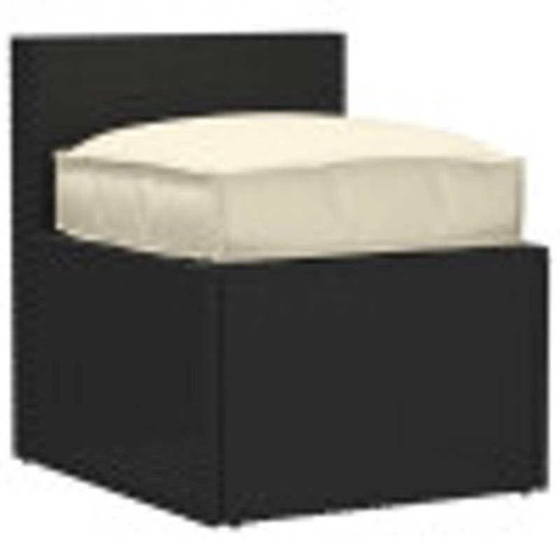 vidaXL Spilvens Krēmkrāsa 50 x 50 x 12 cm Oksforda audums