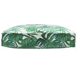 vidaXL Spilvens Lapa Lapu raksts 80 x 80 x 12 cm Oksforda audums