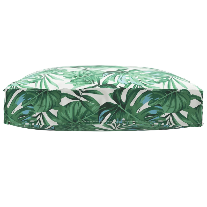 vidaXL Spilvens Lapa Lapu raksts 80 x 80 x 12 cm Oksforda audums