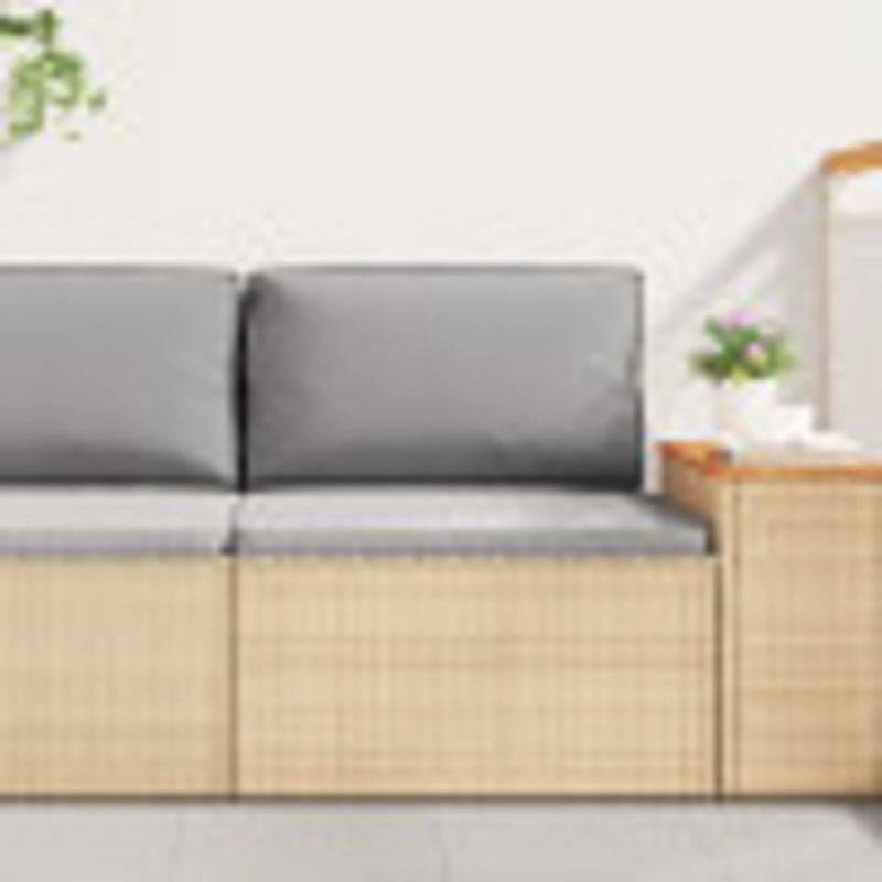 vidaXL Spilvens Pelēka 80 x 40 x 12 cm Oksforda audums