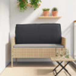 vidaXL Spilvens Melna 120 x 40 x 12 cm Oksforda audums