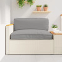 vidaXL Spilvens Pelēka 120 x 80 x 12 cm Oksforda audums