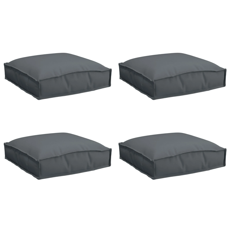 vidaXL Spilvens 4 pcs Antracīts 40 x 40 x 8 cm Oksforda audums
