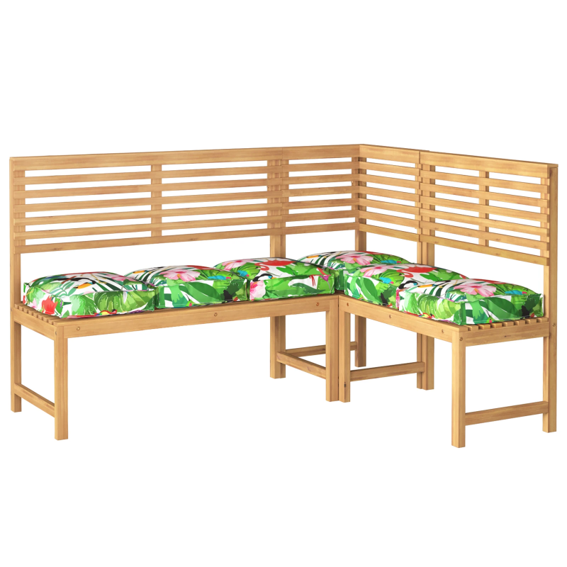 vidaXL Spilvens 6 pcs Daudzkrāsains 40 x 40 x 8 cm Oksforda audums