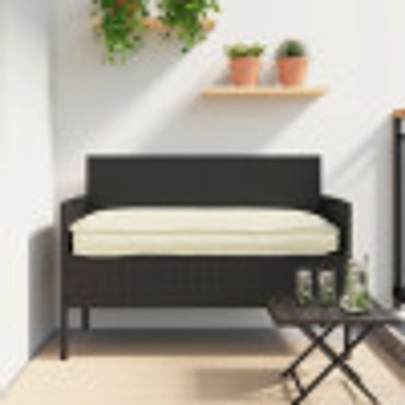 vidaXL Kastīšu spilvenu komplekts 2 pcs Krēmkrāsa 100 x 40 x 8 cm