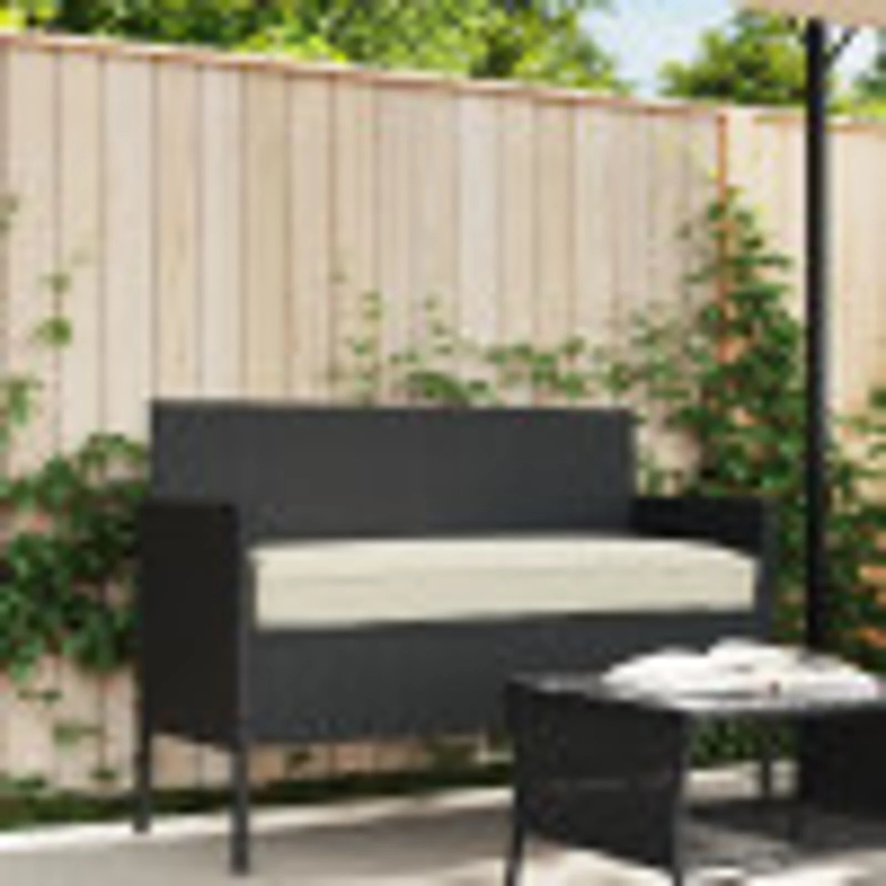 vidaXL Kastīšu spilvenu komplekts 2 pcs Krēmkrāsa 100 x 40 x 8 cm