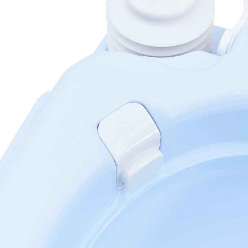 vidaXL Nometnes tualete Gaiši zilā un balta 41,5 x 36,5 x 42 cm