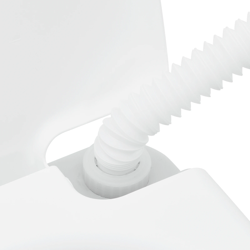 vidaXL Kempinga tualetes komplekts 2 pcs Pelēka un balta