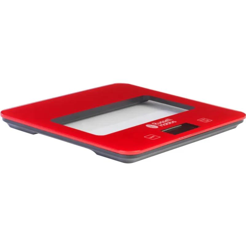 Russell Hobbs RH015711RAR Square digital scale 5kg red