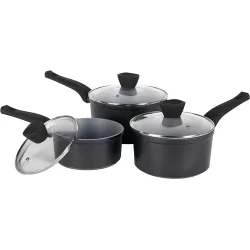 Russell Hobbs RH01706EU Pearlised saucepan set 3pcs