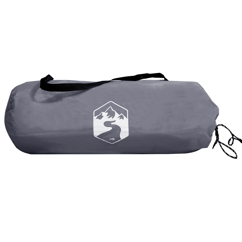 vidaXL Bagāžnieka telts Pelēka un oranža 190 x 150 x 185 cm tafta