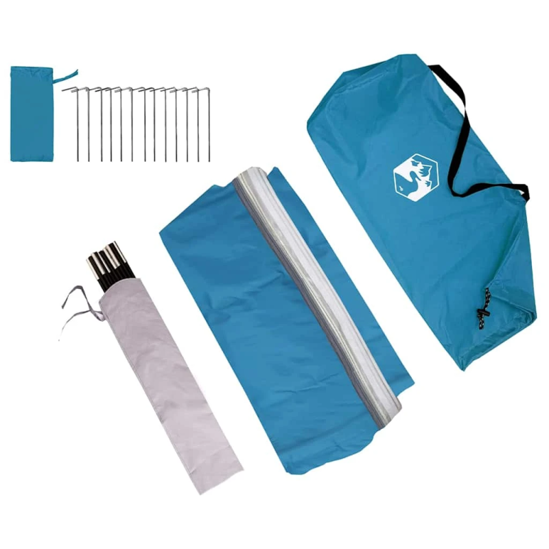 vidaXL Bagažinės palapinė su stogu Mėlyna 285 x 255 x 245 cm tafta