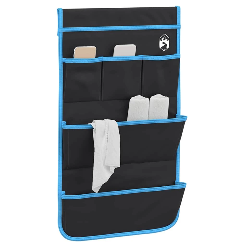 vidaXL Uzglabāšanas maisiņš ar uzglabāšanu Pelēka 66 x 40 cm oksforda