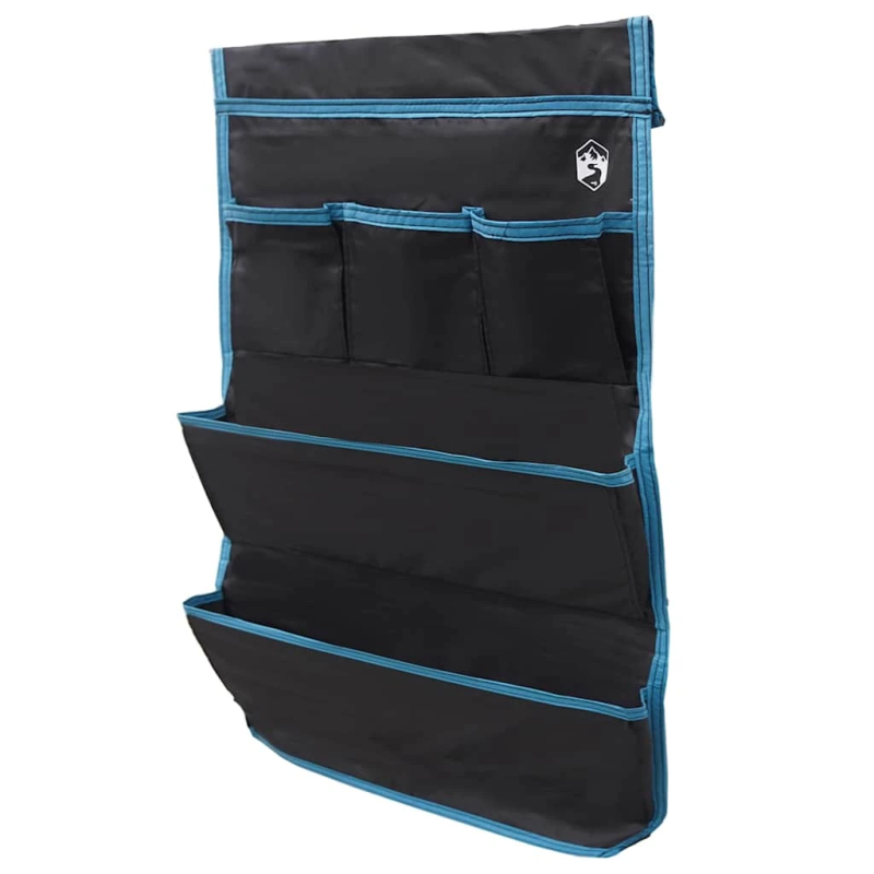 vidaXL Uzglabāšanas maisiņš ar uzglabāšanu Pelēka 66 x 40 cm oksforda