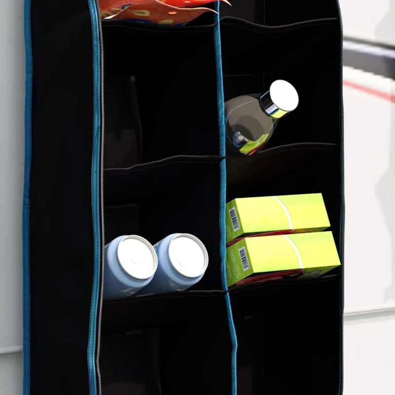 vidaXL Uzglabāšanas maisiņš Melna un zila 140 x 43 cm oksforda