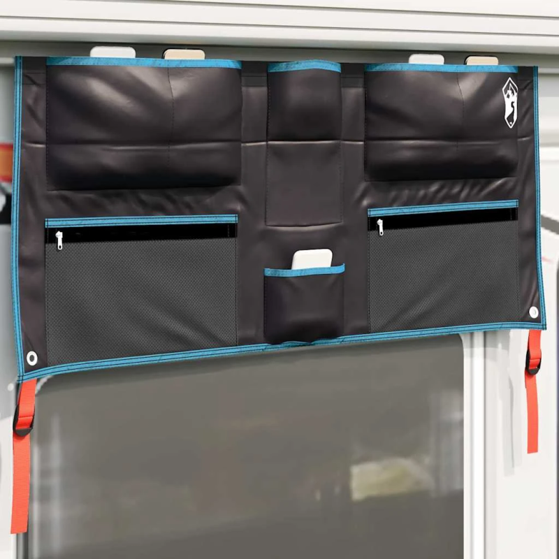 vidaXL Uzglabāšanas maisiņš Melna un zila 98 x 47 cm oksforda