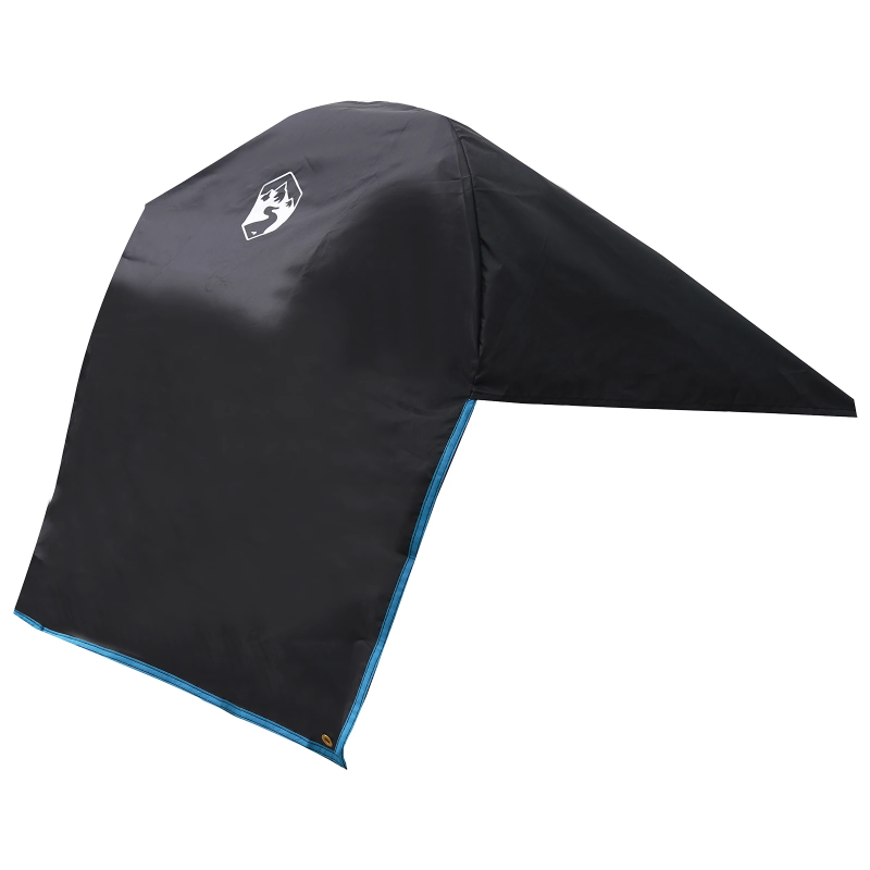 vidaXL Riteņa diska uzlika Melna un zila 108 x 76 cm oksforda