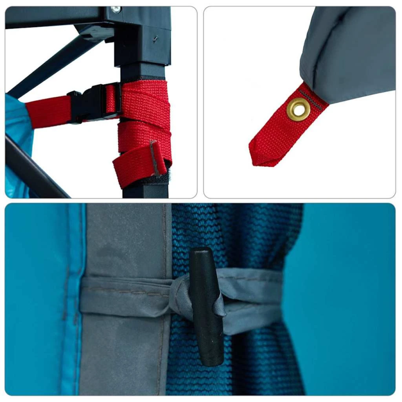 vidaXL Iekšējā telts ar jumtu Zila 280 x 220 x 176 cm tafta