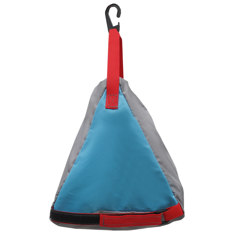 vidaXL Uzglabāšanas maisiņš 4 pcs Pelēka un zila 24 x 16 x 24 cm