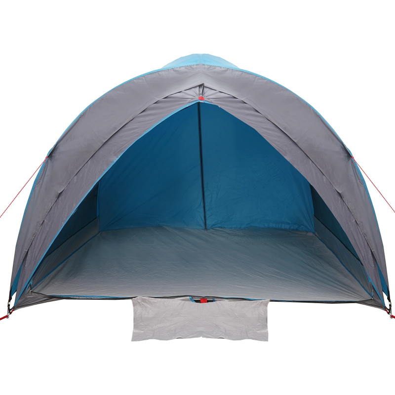 vidaXL Tuneļa telts ar jumtu Zila 410 x 285 x 198 cm tafta