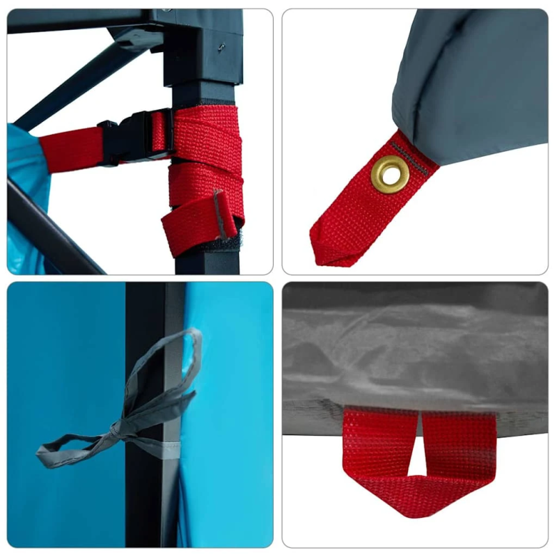 vidaXL Iekšējā telts ar jumtu Zila 291 x 291 x 240 cm tafta