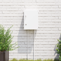 vidaXL Kontroles skapis Pelēka 47 x 20 x 60 cm ABS plastmasa