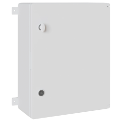 vidaXL Kontroles skapis Pelēka 47 x 20 x 60 cm ABS plastmasa